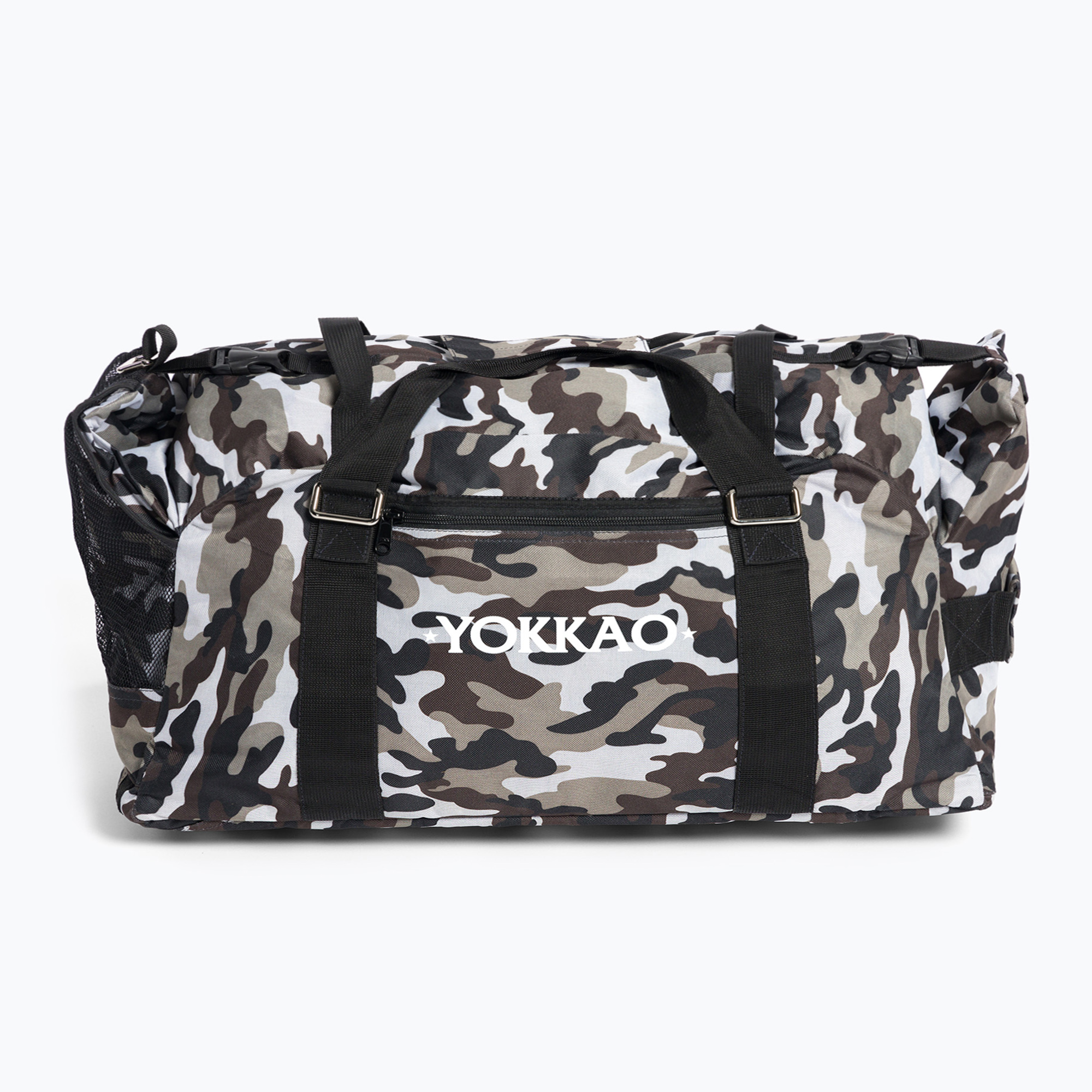 11%-kal olcsóbban.  YOKKAO átalakítható Camo tornazsák szürke/fekete BAG-2-G. Méret: OS
