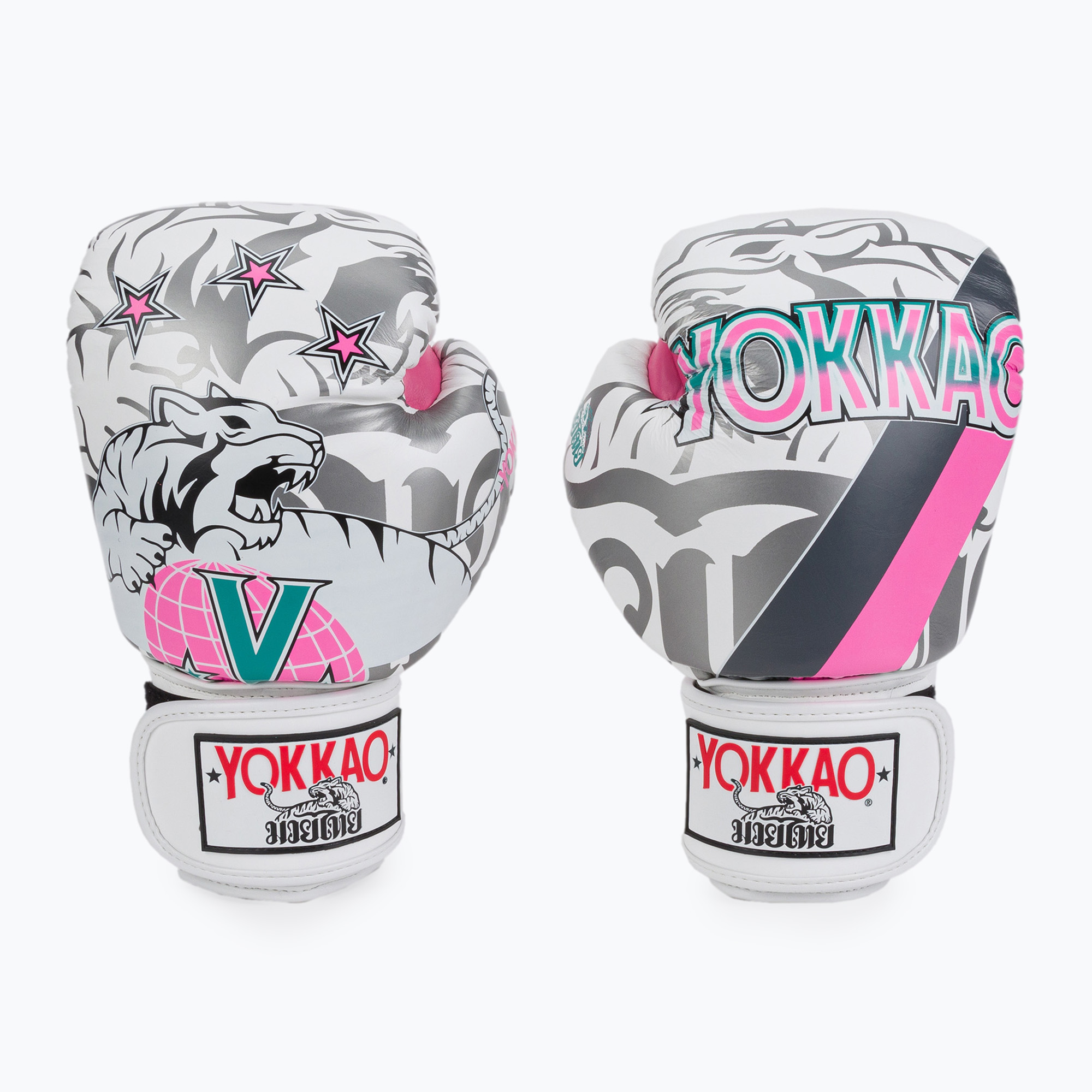 YOKKAO 90'S fehér bokszkesztyű BYGL-90-4. Méret: 18 oz