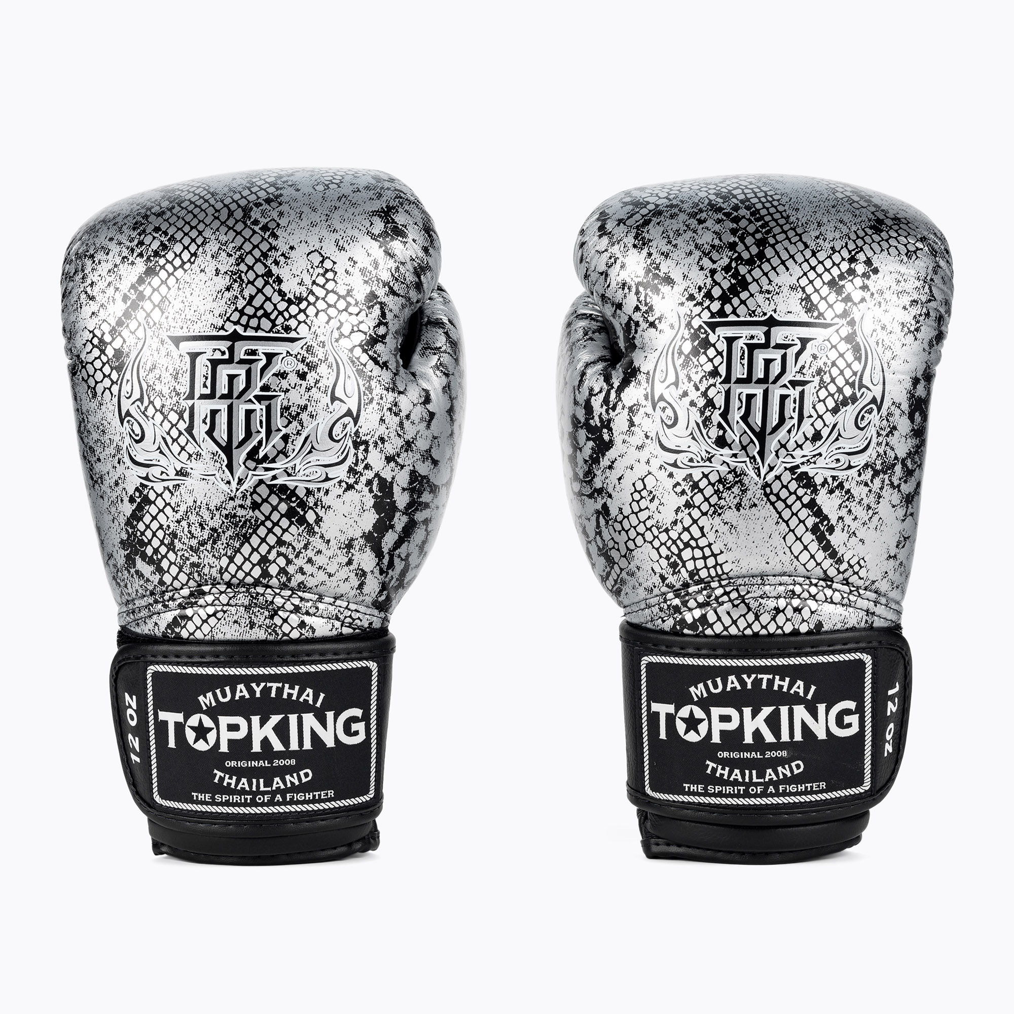 Top King Muay Thai Super Star Snake bokszkesztyű fekete TKBGSS-02A-BK TKBGSS-02A-BK. Méret: 10 oz
