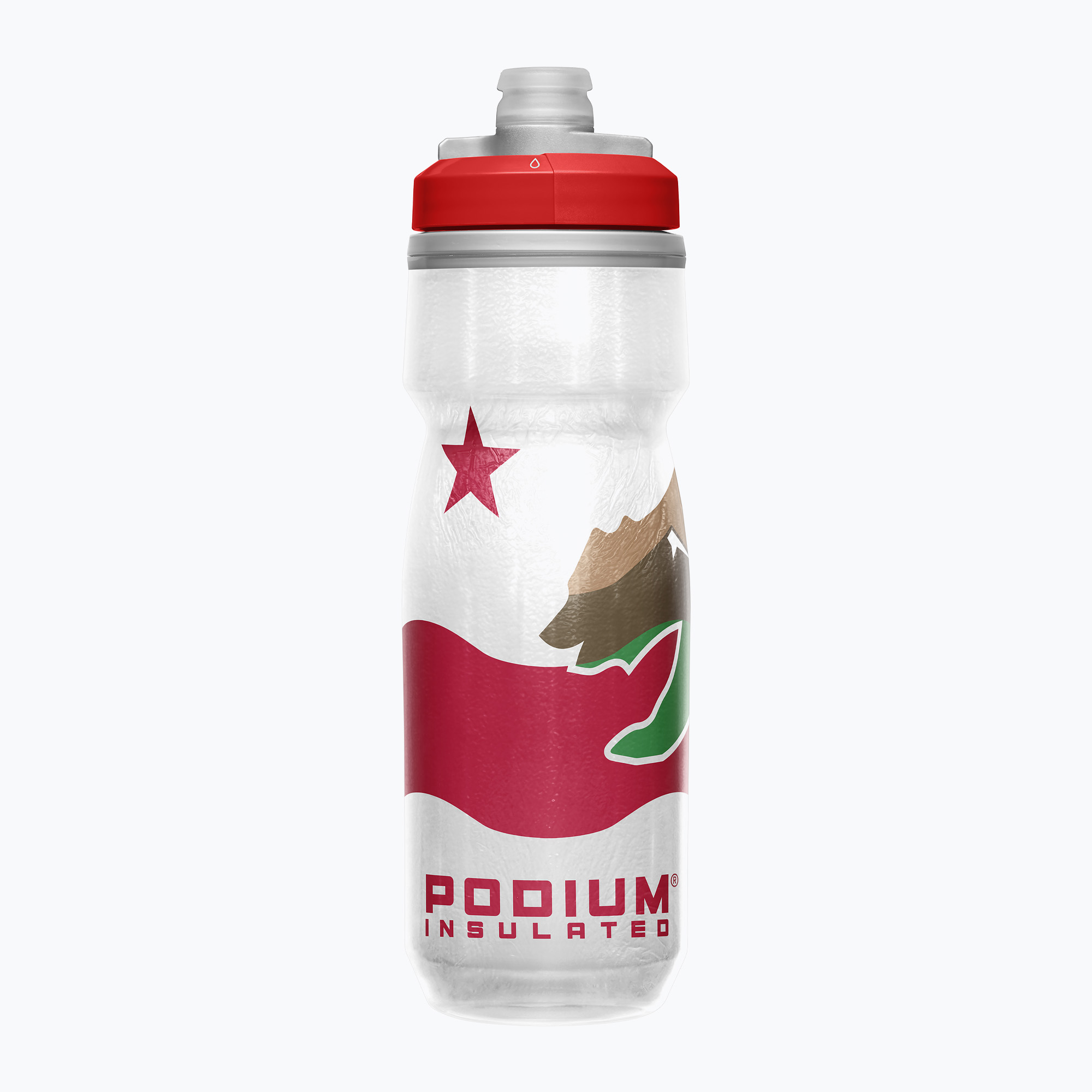 15%-kal olcsóbban.  Bicikli kulacs CamelBak Podium Chill Spring Summer LE california. Méret: 620 ml