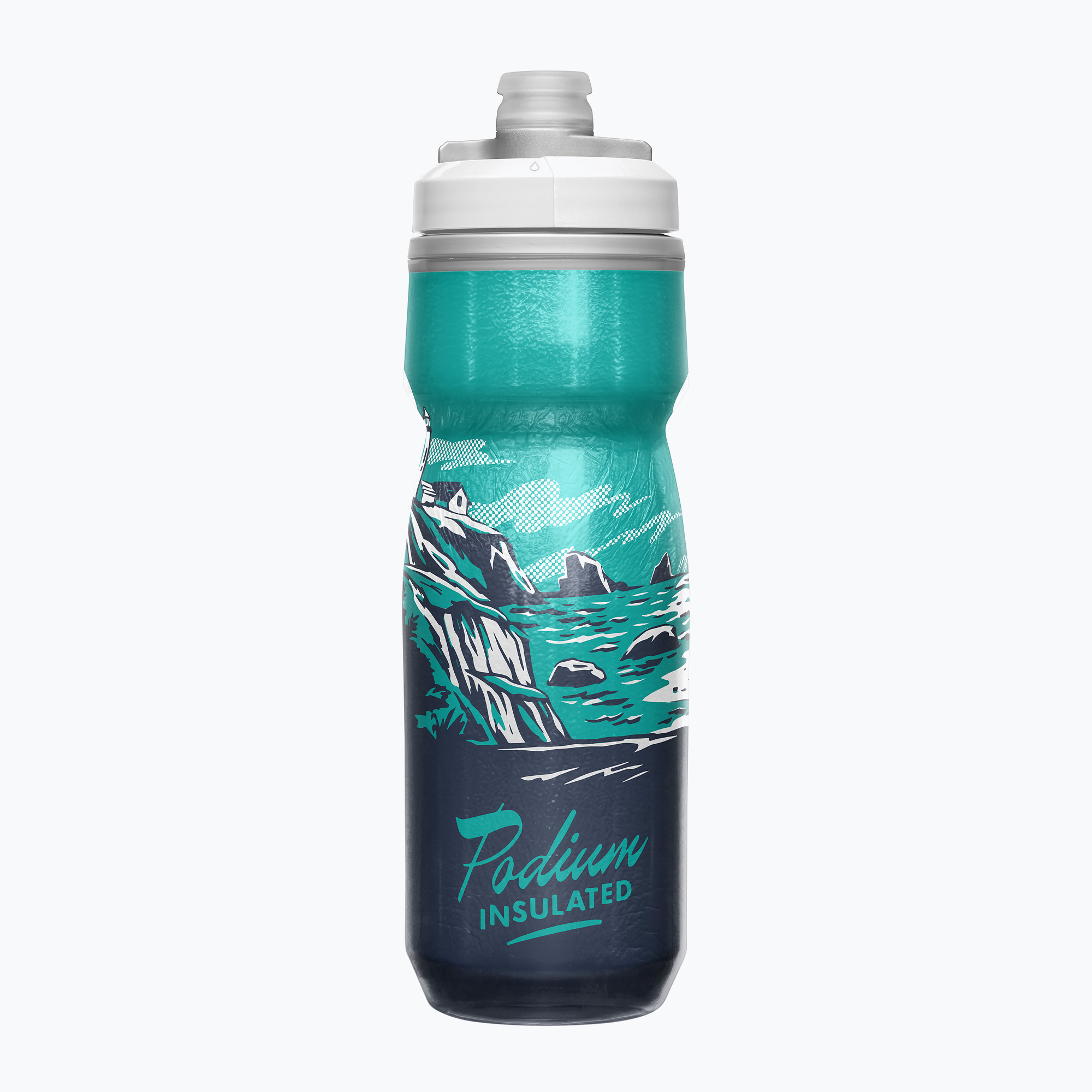 15%-kal olcsóbban.  Bicikli kulacs CamelBak Podium Chill Spring Summer LE coastal. Méret: 620 ml