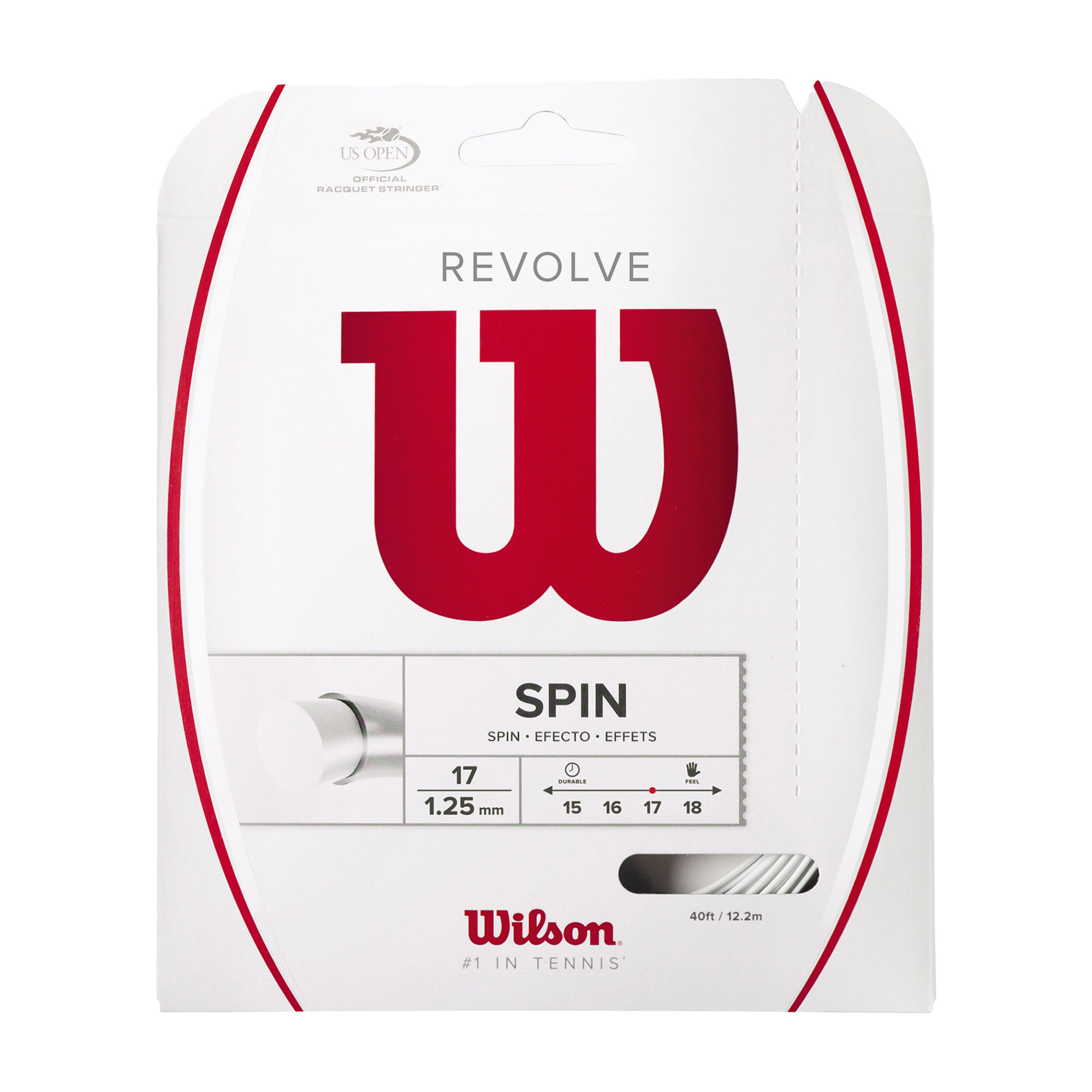 26%-kal olcsóbban.  Wilson Revolve 17 fehér WRZ946600+ Tenisz húr Wilson Revolve 17 fehér WRZ946600+. Méret: 1.25 mm