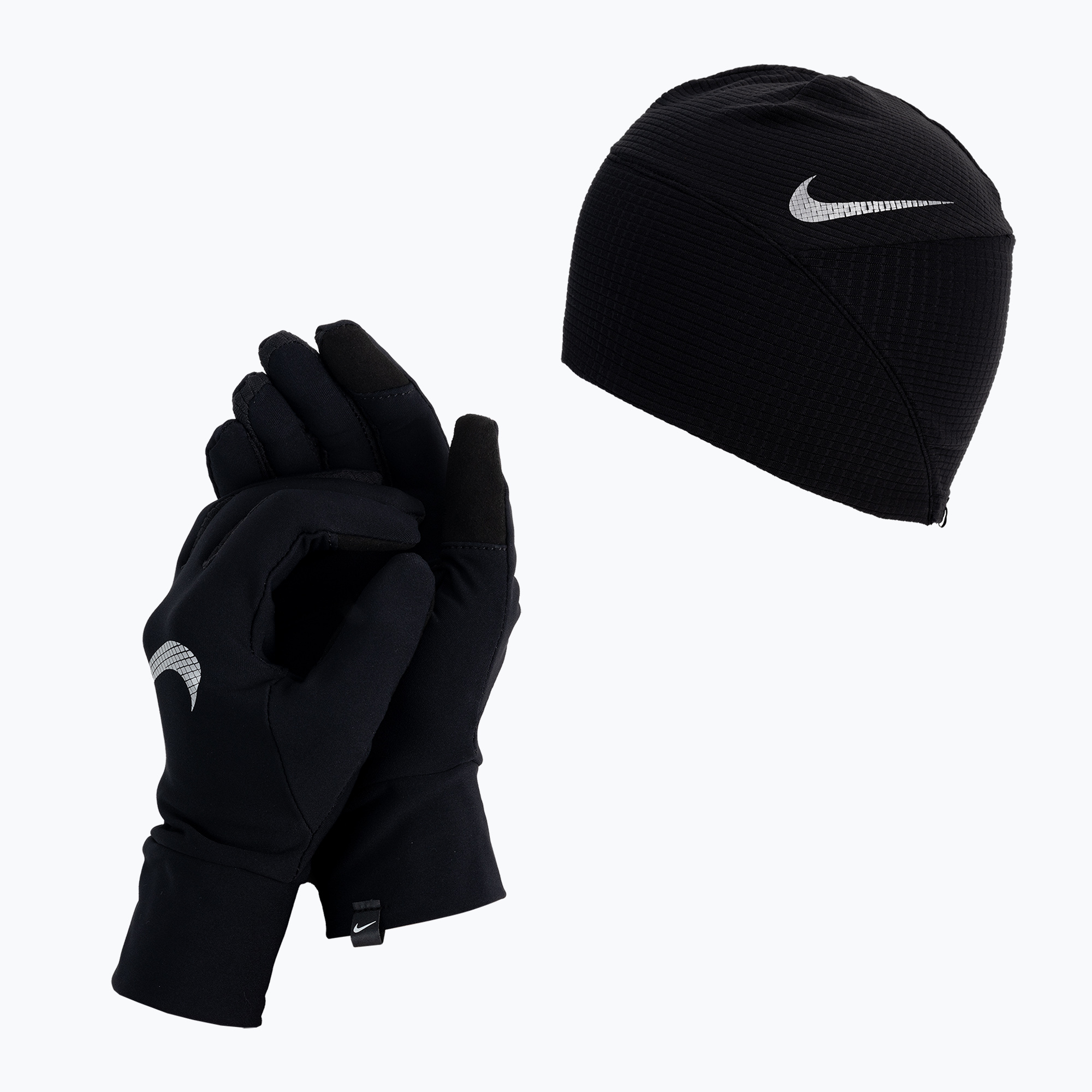 33%-kal olcsóbban.  Nike Essential Running női sapka + kesztyű szett fekete N1000595-082