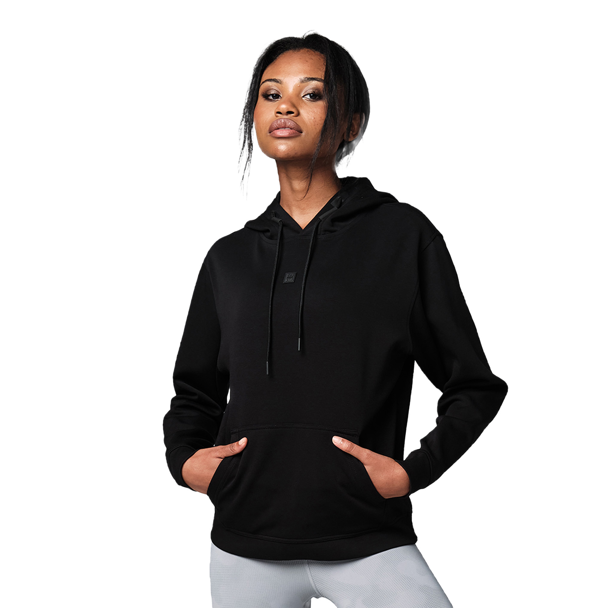 69%-kal olcsóbban.  Női STRONG ID Essential Core kapucnis pulóver fekete Z1T02687. Méret: M