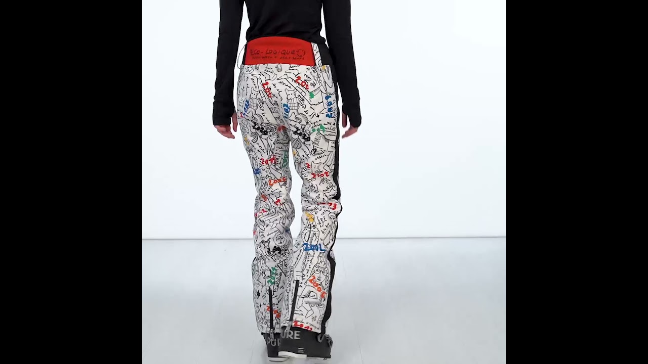 Női síelőnadrág Rossignol Eco-Logic Ski white
