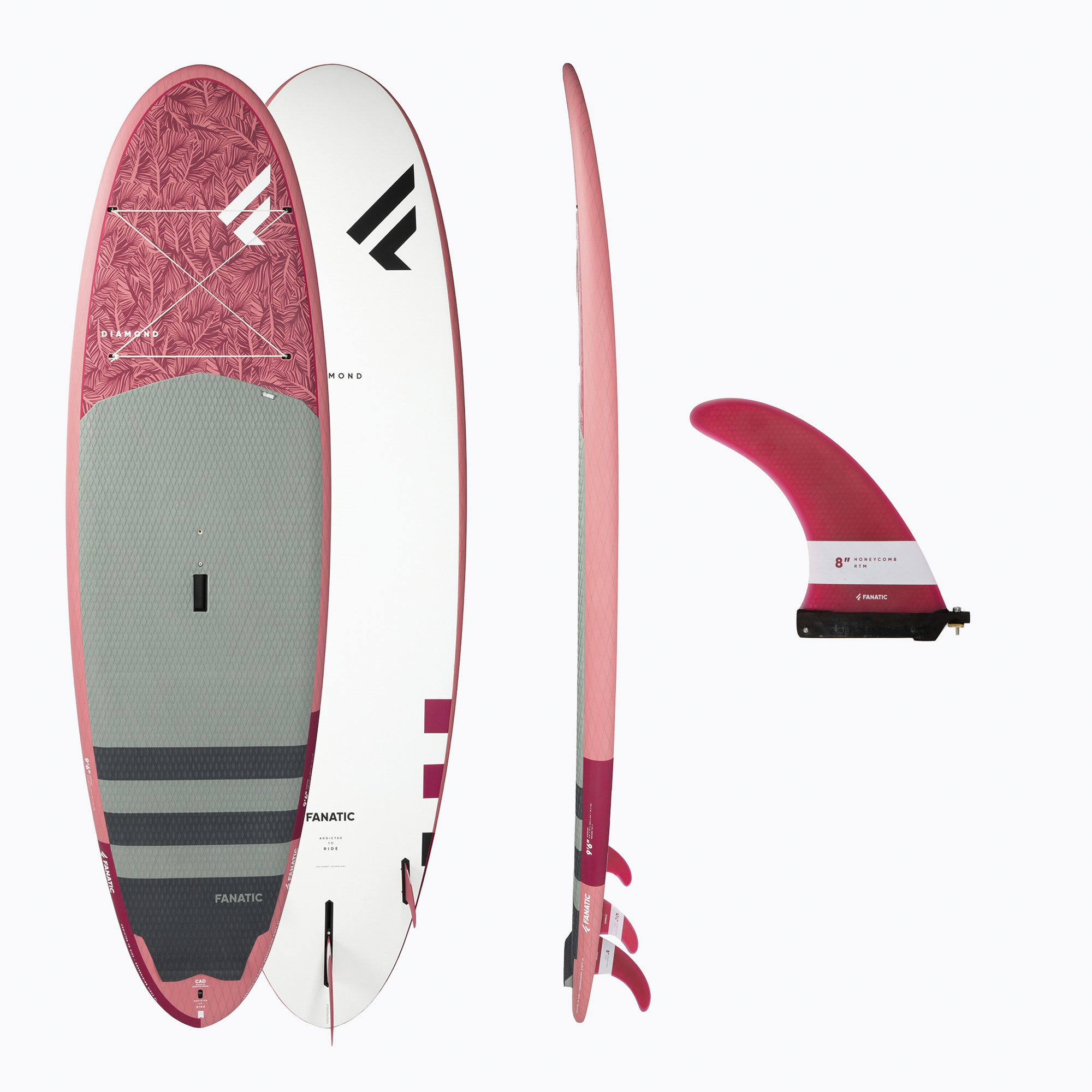 26%-kal olcsóbban.  SUP 9'6  Fanatic Diamond rózsaszín 13200-1110. Méret: 9'6"