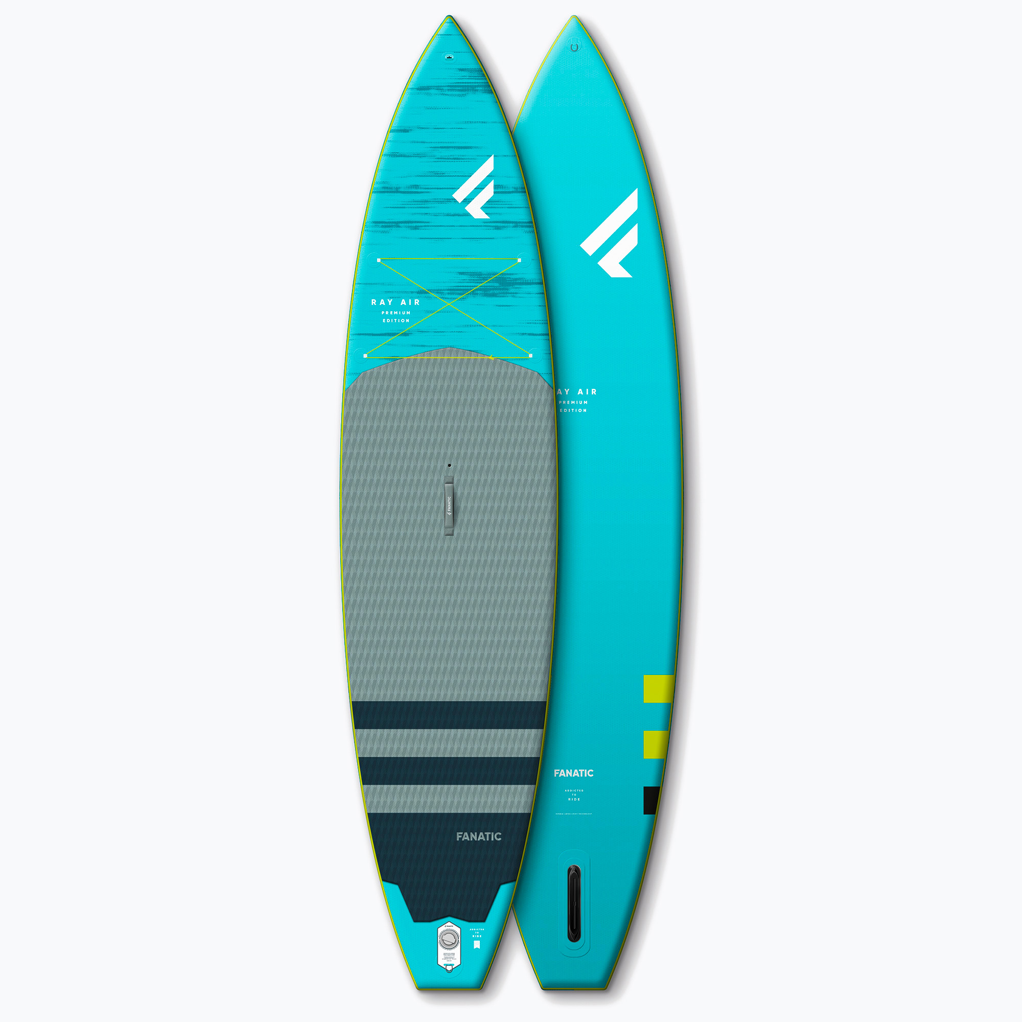 28%-kal olcsóbban.  SUP deszka Fanatic Ray Air Premium kék 13200-1135. Méret: 12'6" x 32"
