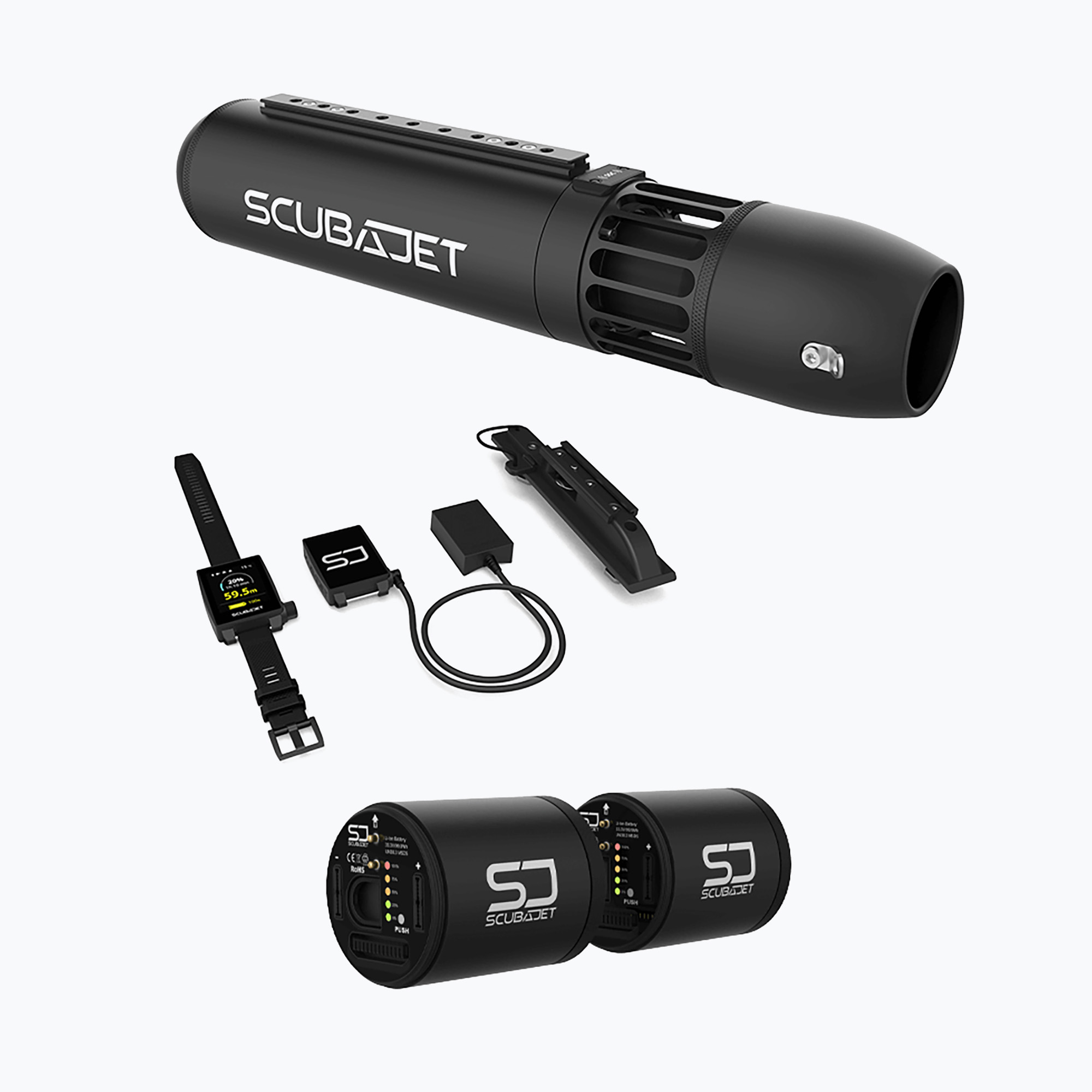 SUP SCUBAJET PRO Sup Kit fekete sup készlet. Méret: OS