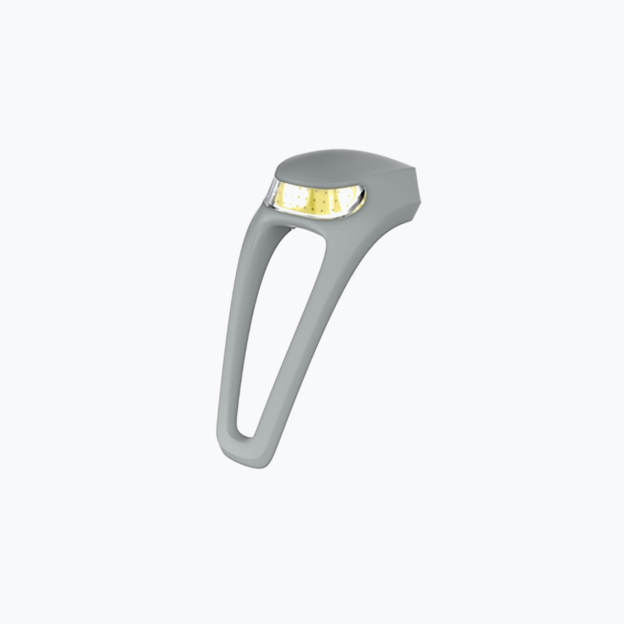 Knog Frog V3 első kerékpár lámpa szürke 13091. Méret: 40 lm