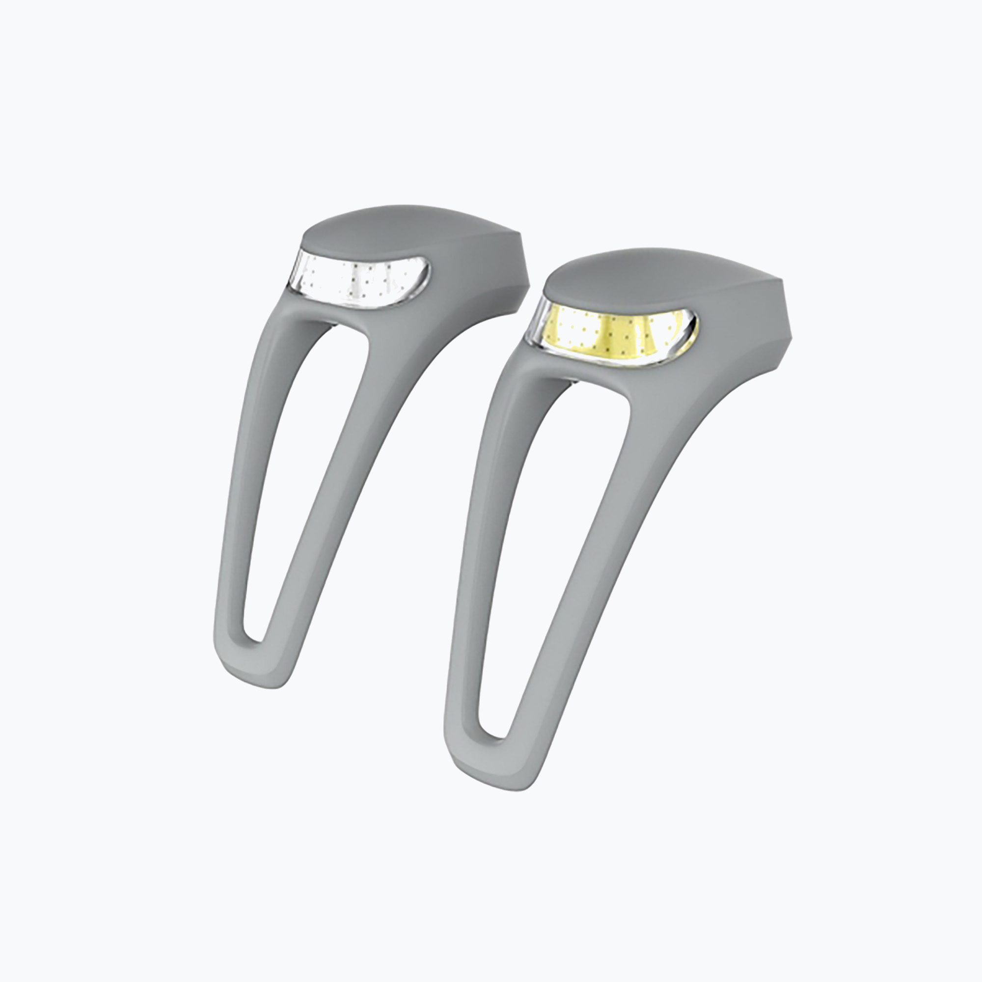 Knog Frog V3 Twinpack szürke kerékpárvilágítás szett 13137. Méret: 40 + 20 lm