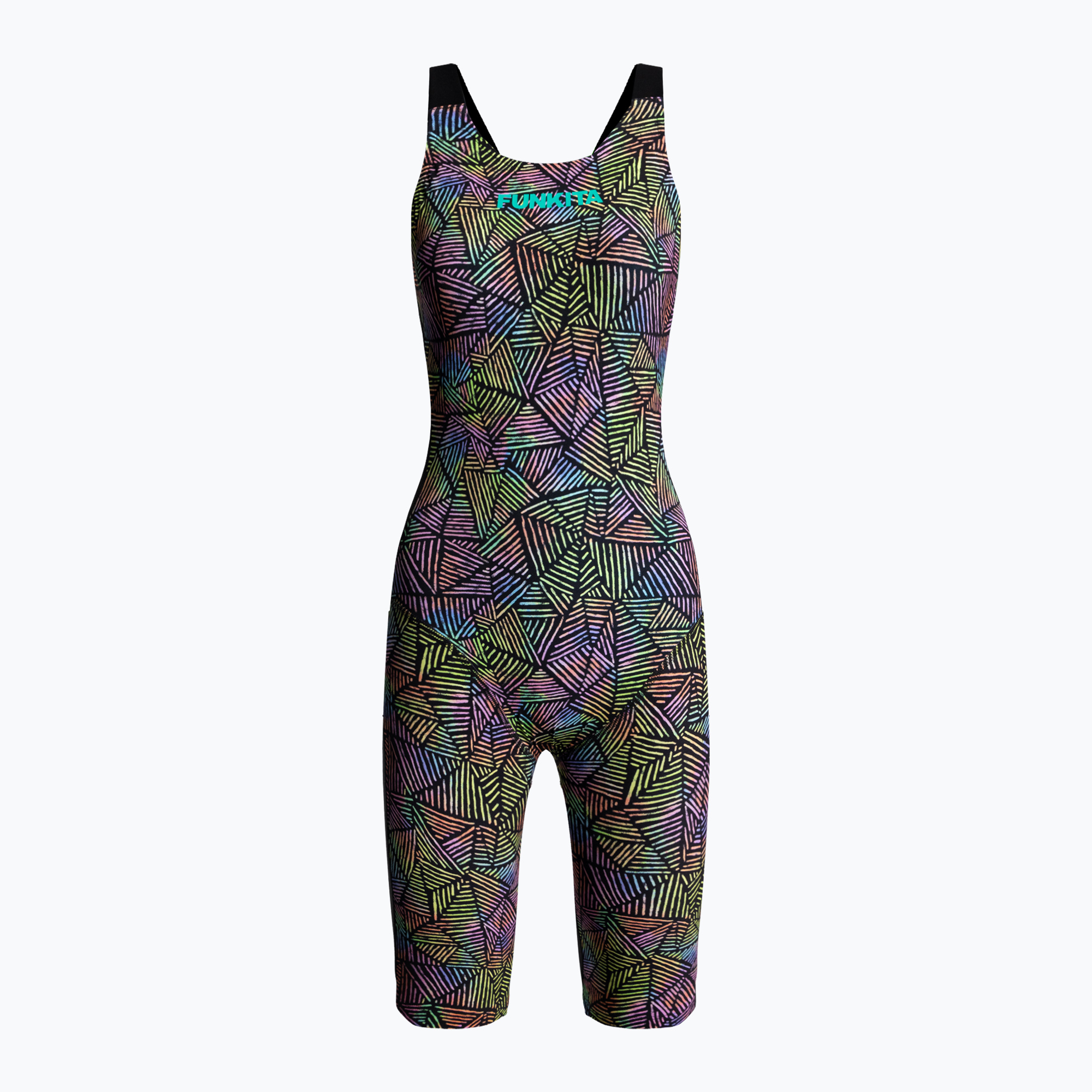 25%-kal olcsóbban.  Női triatlon fürdőruha Funkita Apex Blast szabad hát méreg pop FSP519L0220. Méret: 26