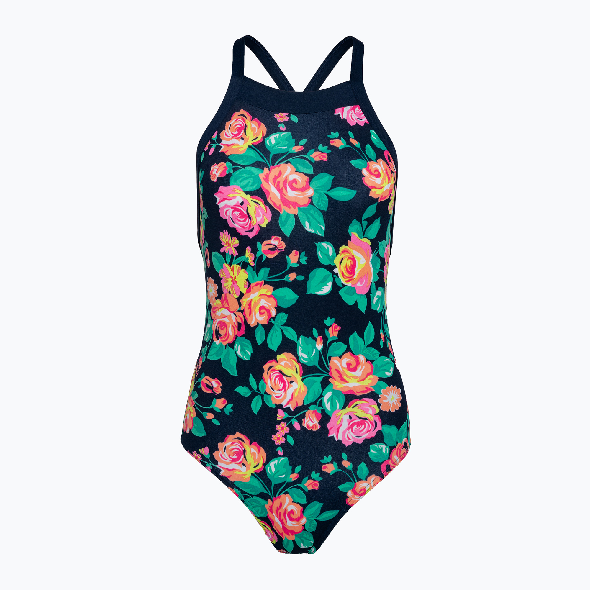 15%-kal olcsóbban.  Funkita Sky Hi One Piece egyrészes teljes virágzású női fürdőruha. Méret: 8