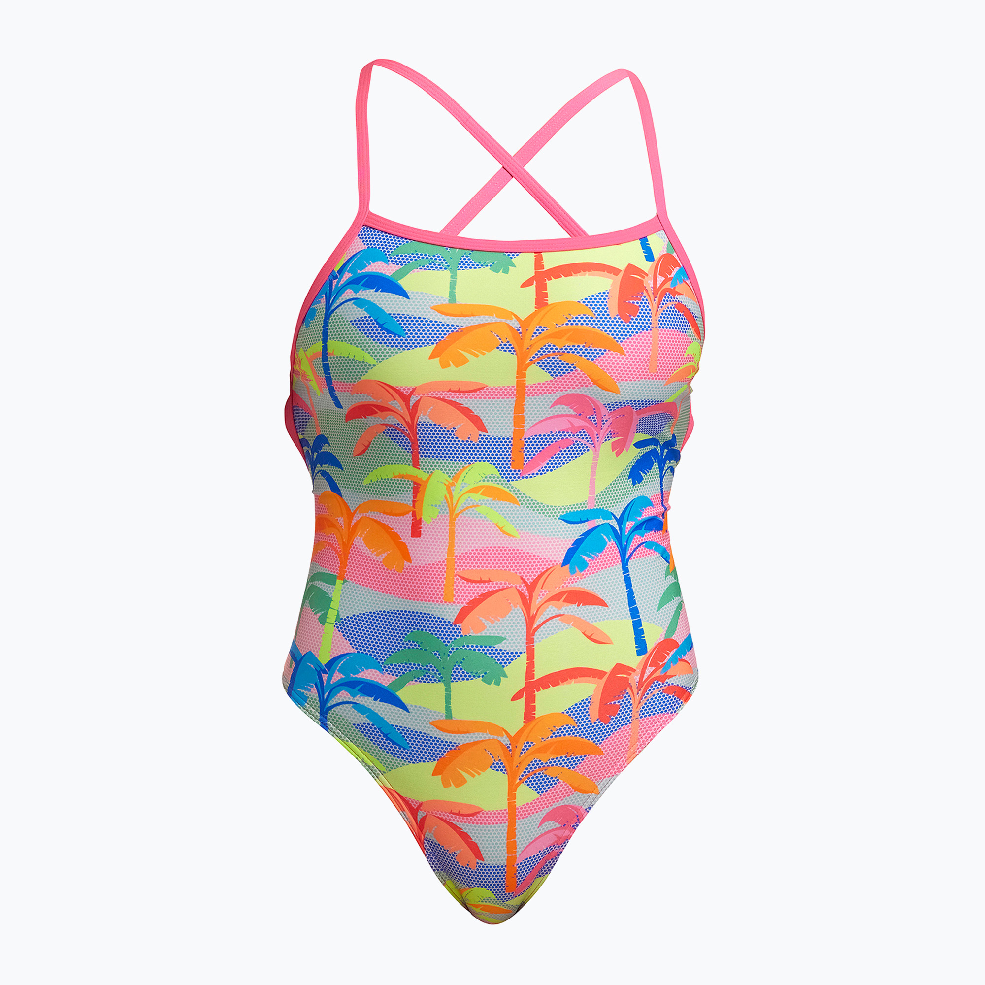 15%-kal olcsóbban.  Funkita Strapped In One Piece női fürdőruha poka pálma. Méret: 14