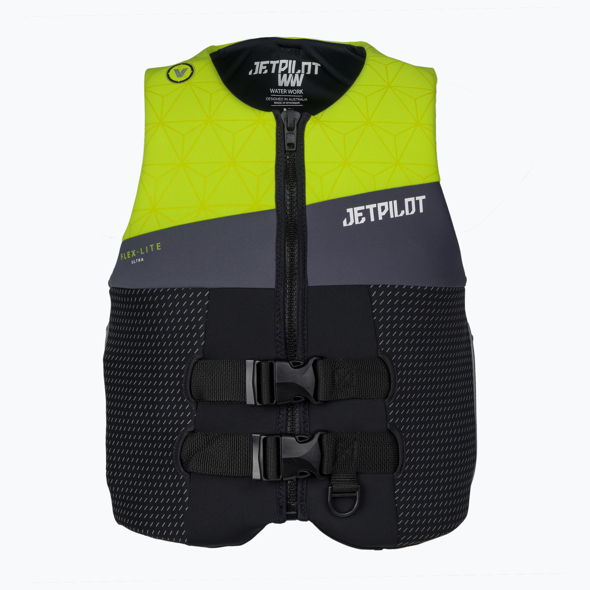 Férfi Jetpilot Cause Neo biztonsági mellény fekete és sárga 2205603. Méret: L