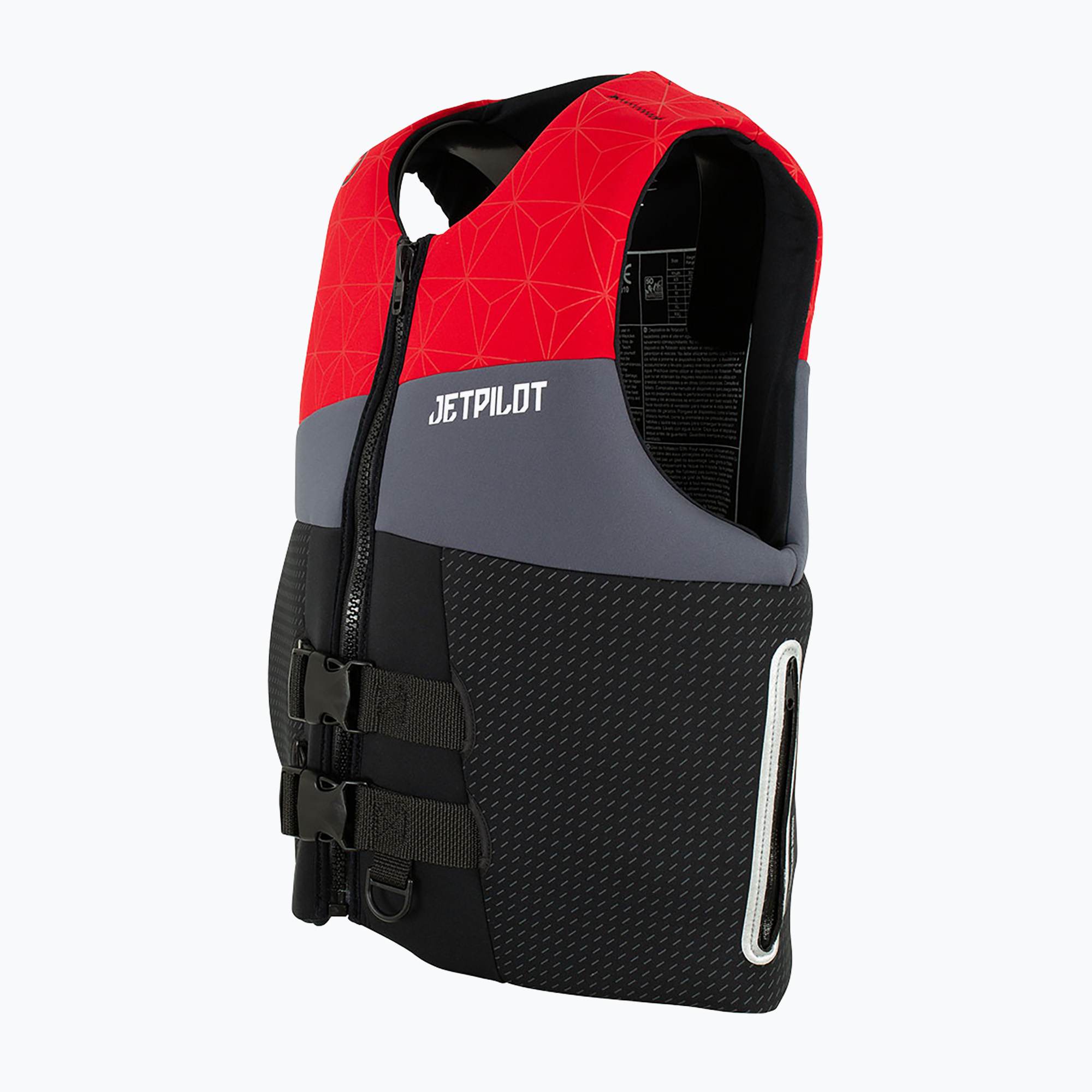 Férfi Jetpilot Cause Neo biztonsági mellény fekete és piros 2205703. Méret: 2XL