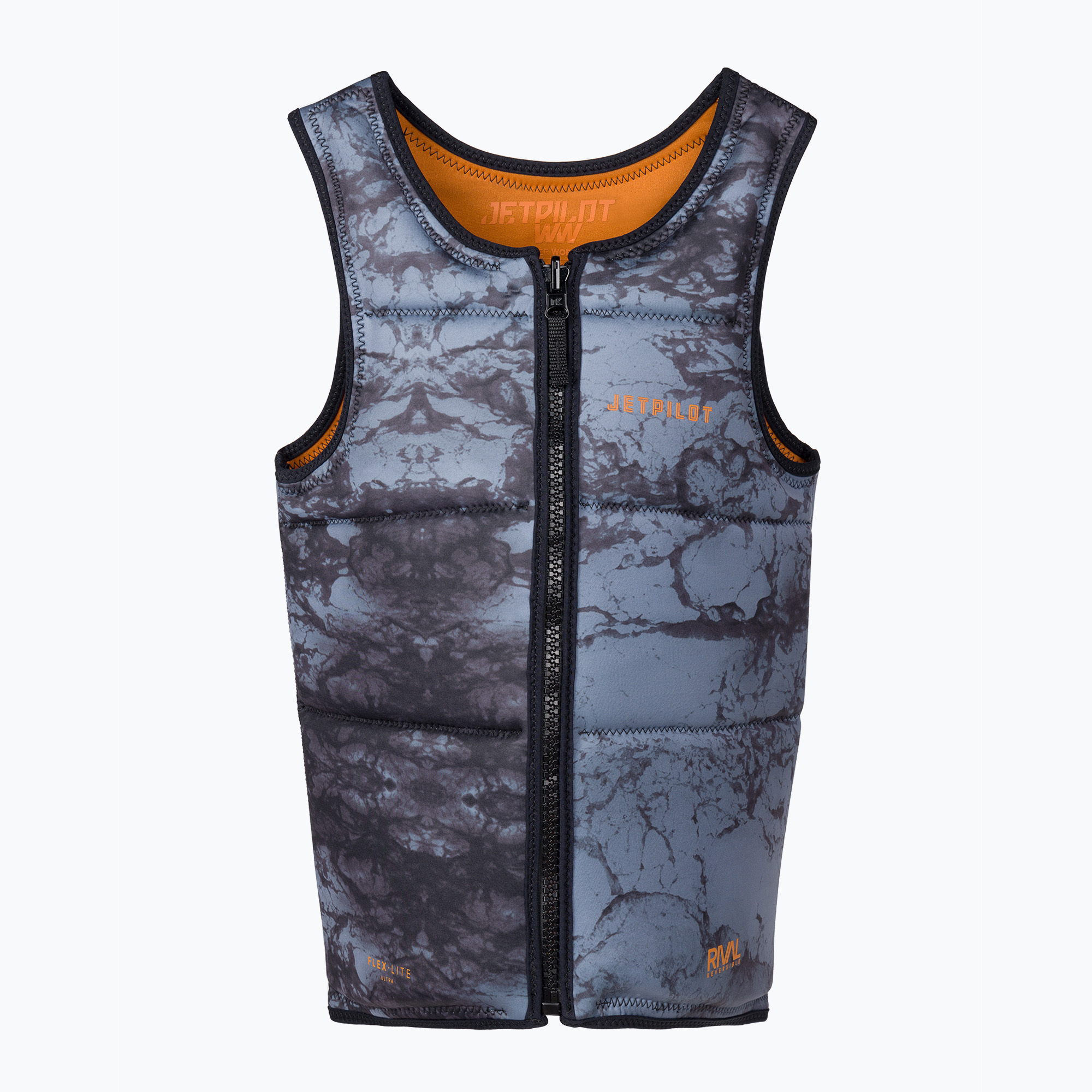 14%-kal olcsóbban.  Jetpilot Rival Reversible Fe Neo Neo szürke-narancs biztonsági mellény 2301004. Méret: 2XL