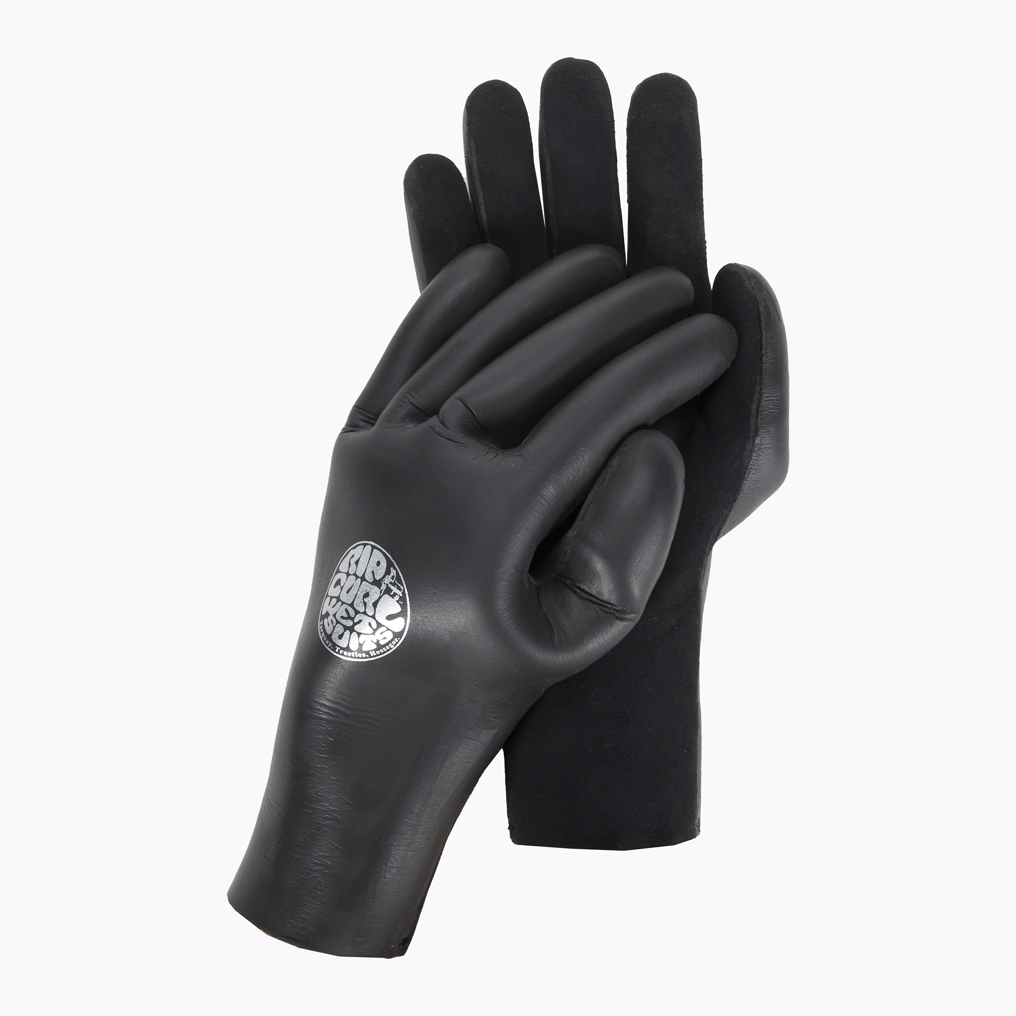 20%-kal olcsóbban.  Férfi Rip Curl Rubber Soul 3mm neoprén kesztyű 90 fekete WGL5BM. Méret: XL