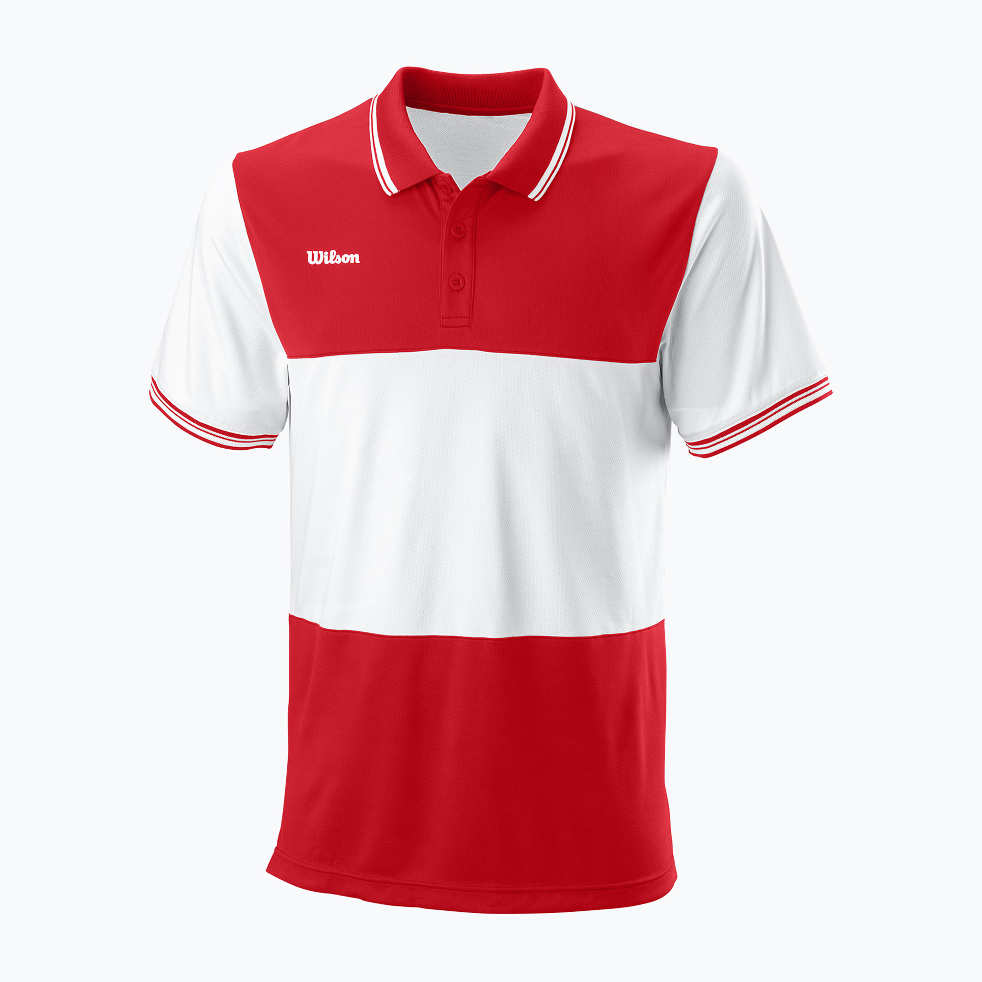 29%-kal olcsóbban.  Férfi teniszing Wilson Team II Polo piros WRA794202. Méret: S
