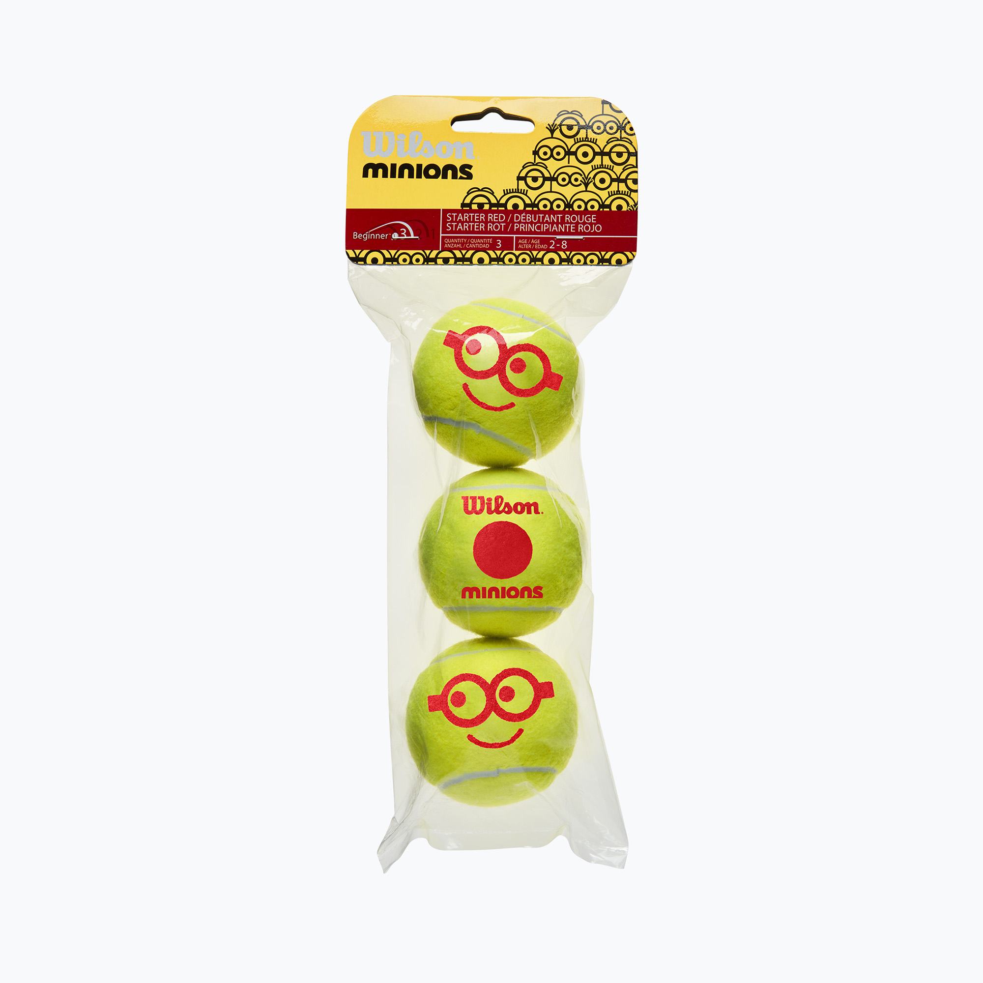20%-kal olcsóbban.  Gyermek teniszlabda készlet 3 db. Wilson Minions Stage 3 sárga WR8202701. Méret: OS