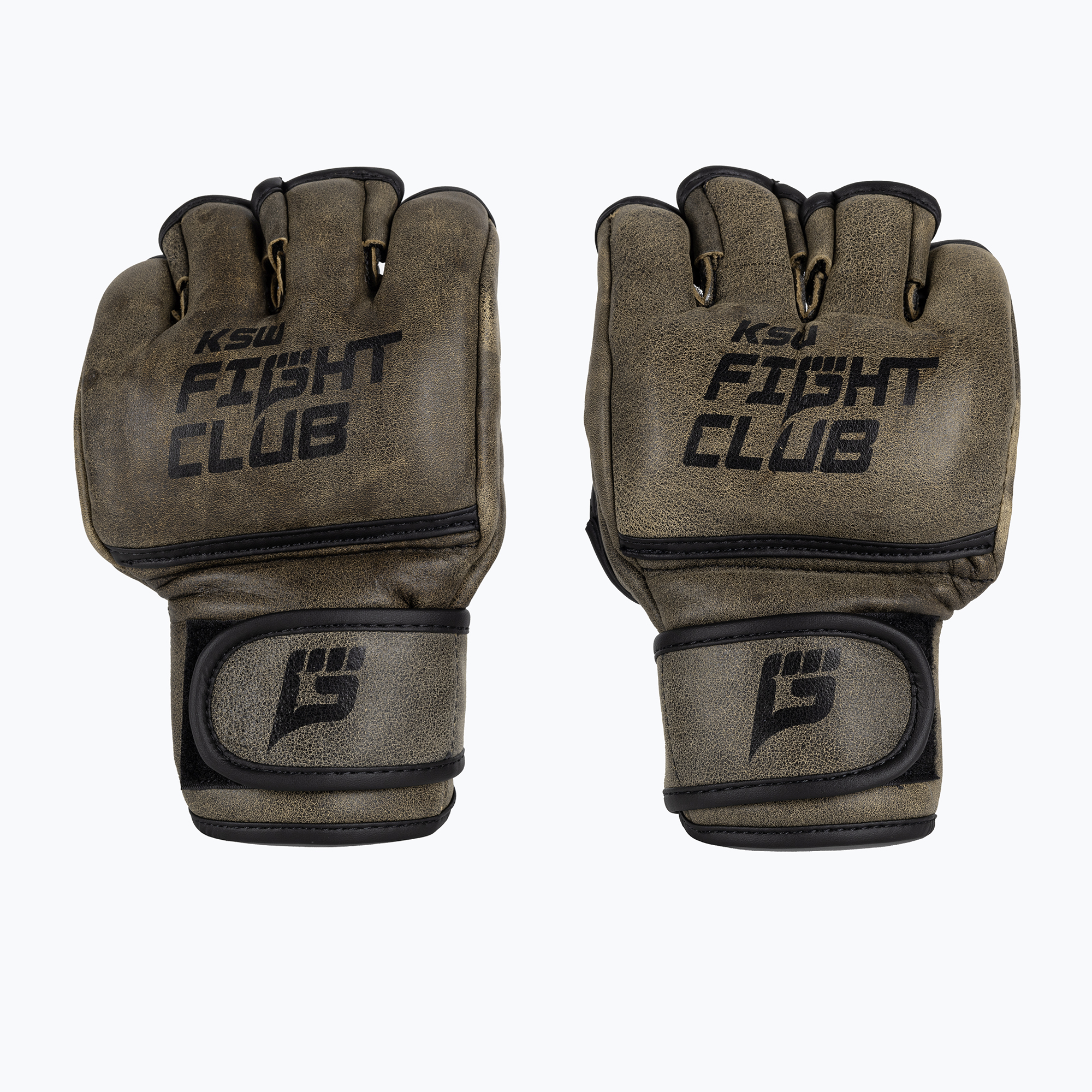 KSW Fight Club grappling kesztyű barna Gloves_FCL. Méret: M