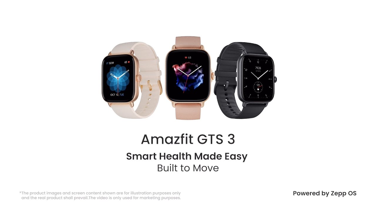 Amazfit GTS 3 sportóra rózsaszín W2035OV3N
