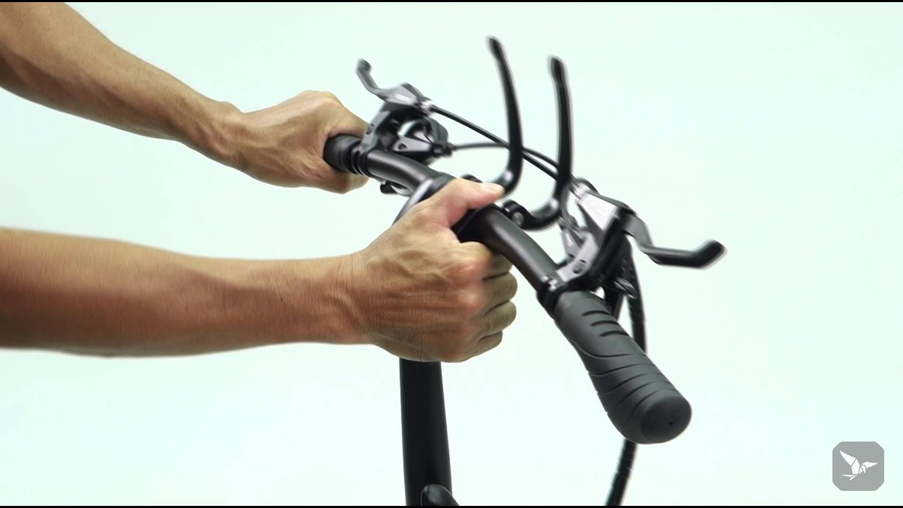 Összecsukható városi kerékpár Tern Link D8 sárga