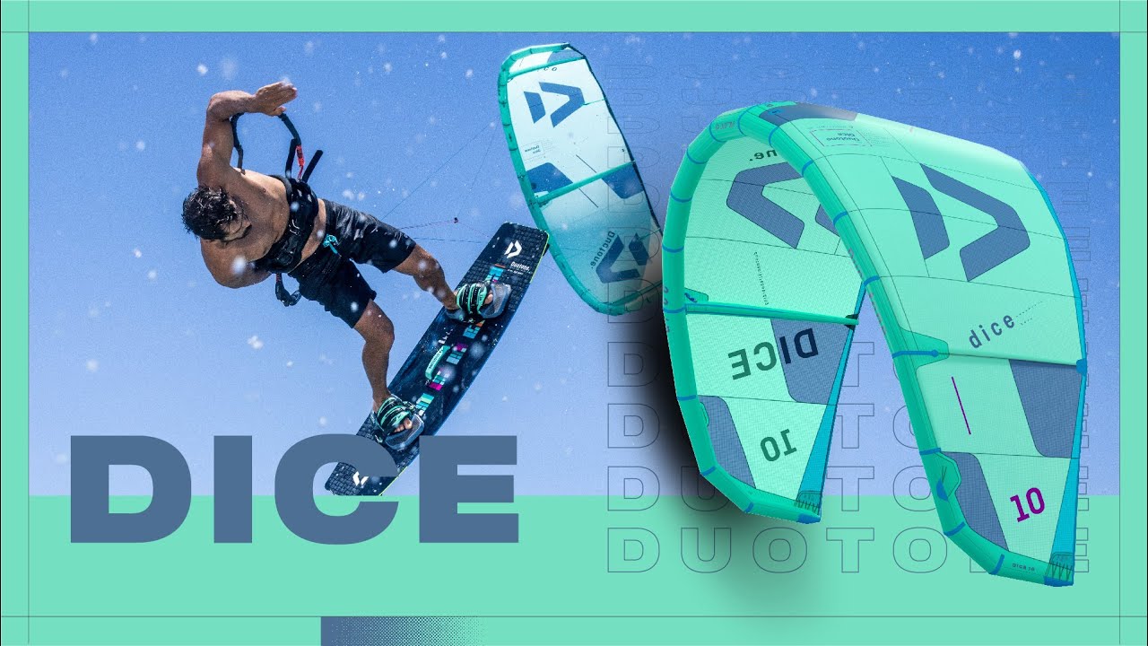 Kitesurf sárkány DUOTONE Dice 2022 piros 44220-3002