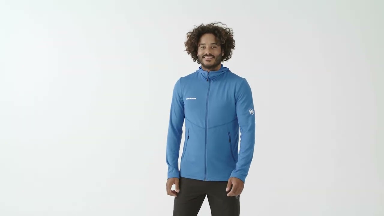 Férfi Mammut Aconcagua Light ML kapucnis trekking pulóver zöld