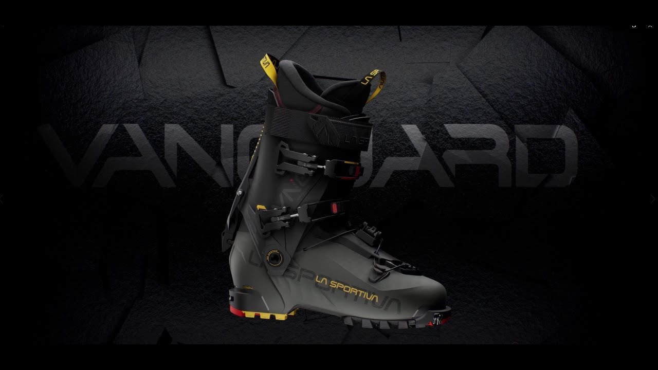 Férfi La Sportiva Vanguard szürke-sárga skit csizma 89D900100