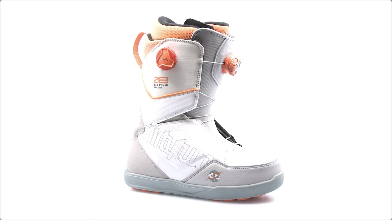 Férfi THIRTYTWO Lashed Double Boa Powell '22 snowboard bakancs fehér 8105000482