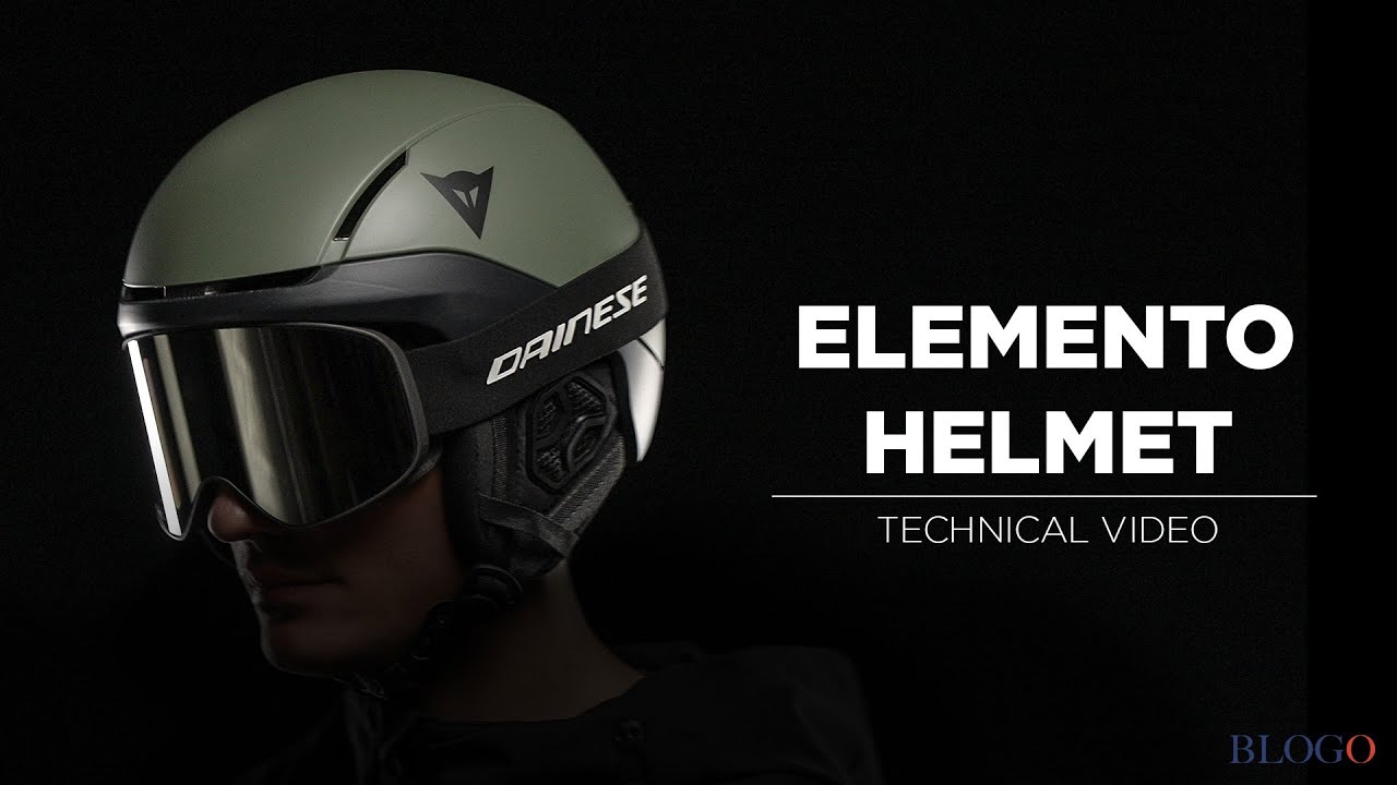Sí sisak Dainese Elemento black/red