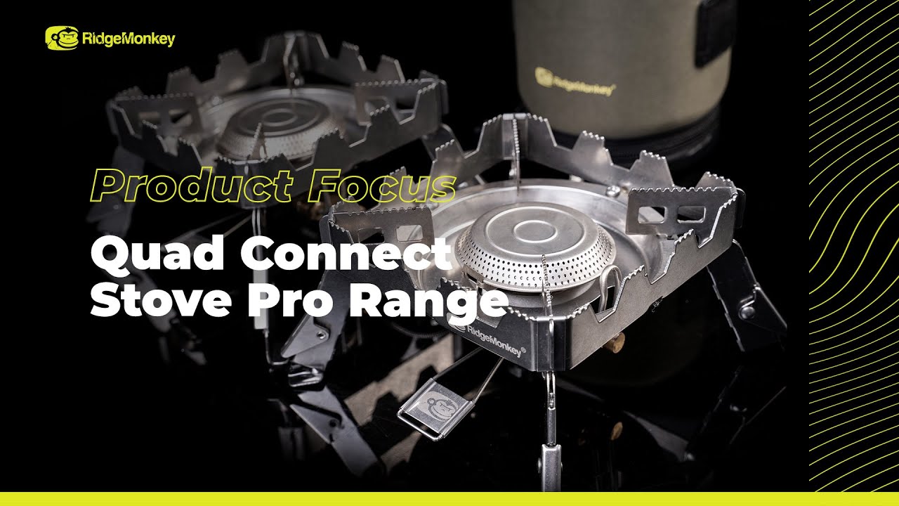 RidgeMonkey Quad Stove Pro ezüst RM183