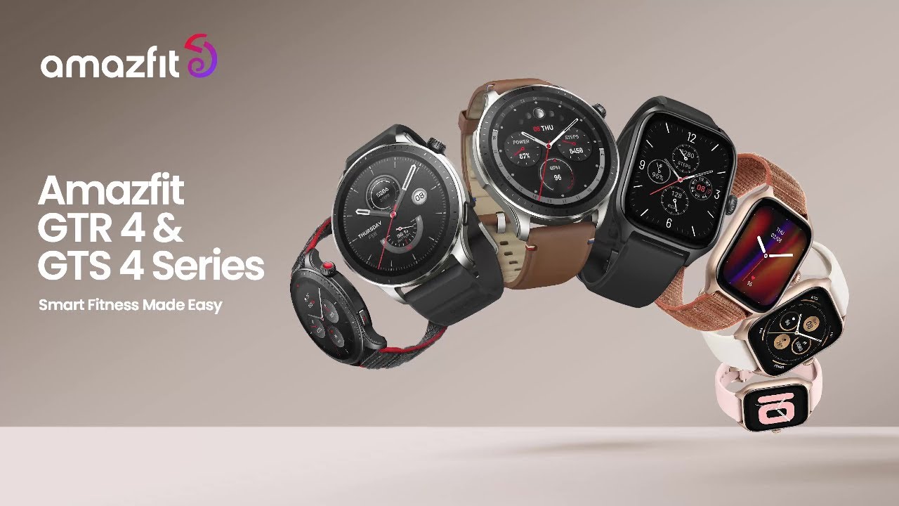 Amazfit GTS 4 óra + skála fekete W2168EU1N