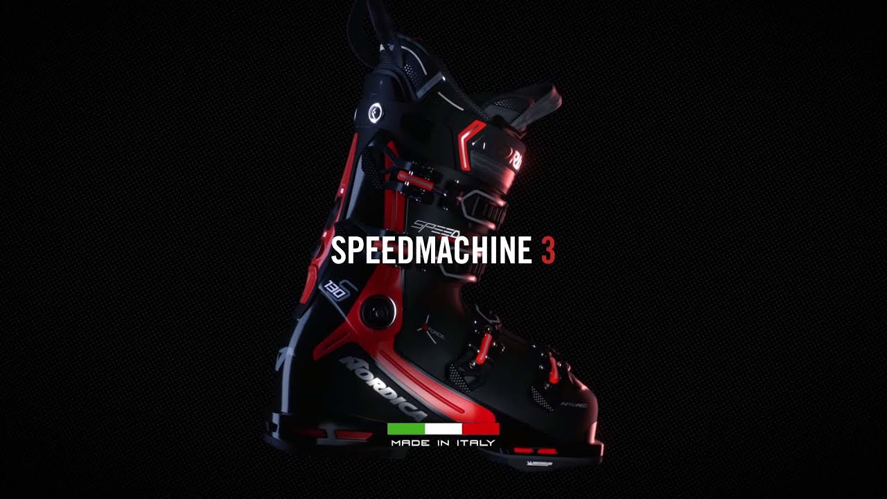 Férfi Nordica Speedmachine 3 130 GW síbakancs fekete/antracit/piros