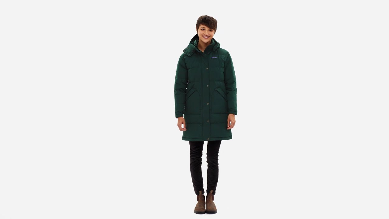 Női pehelykabát Patagonia Downdrift Parka nouveau green