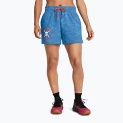 női edzőnadrág  Under Armour Project Rock Underground Terry viral blue/phoenix/white