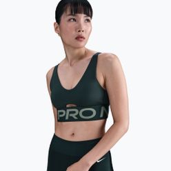 Sportmelltartó Nike Pro Indy Plunge seaweed/clay green/white