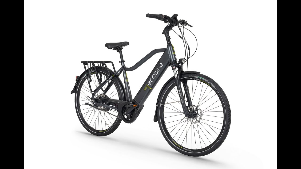 Elektromos kerékpár Ecobike MX LG fekete 1010305