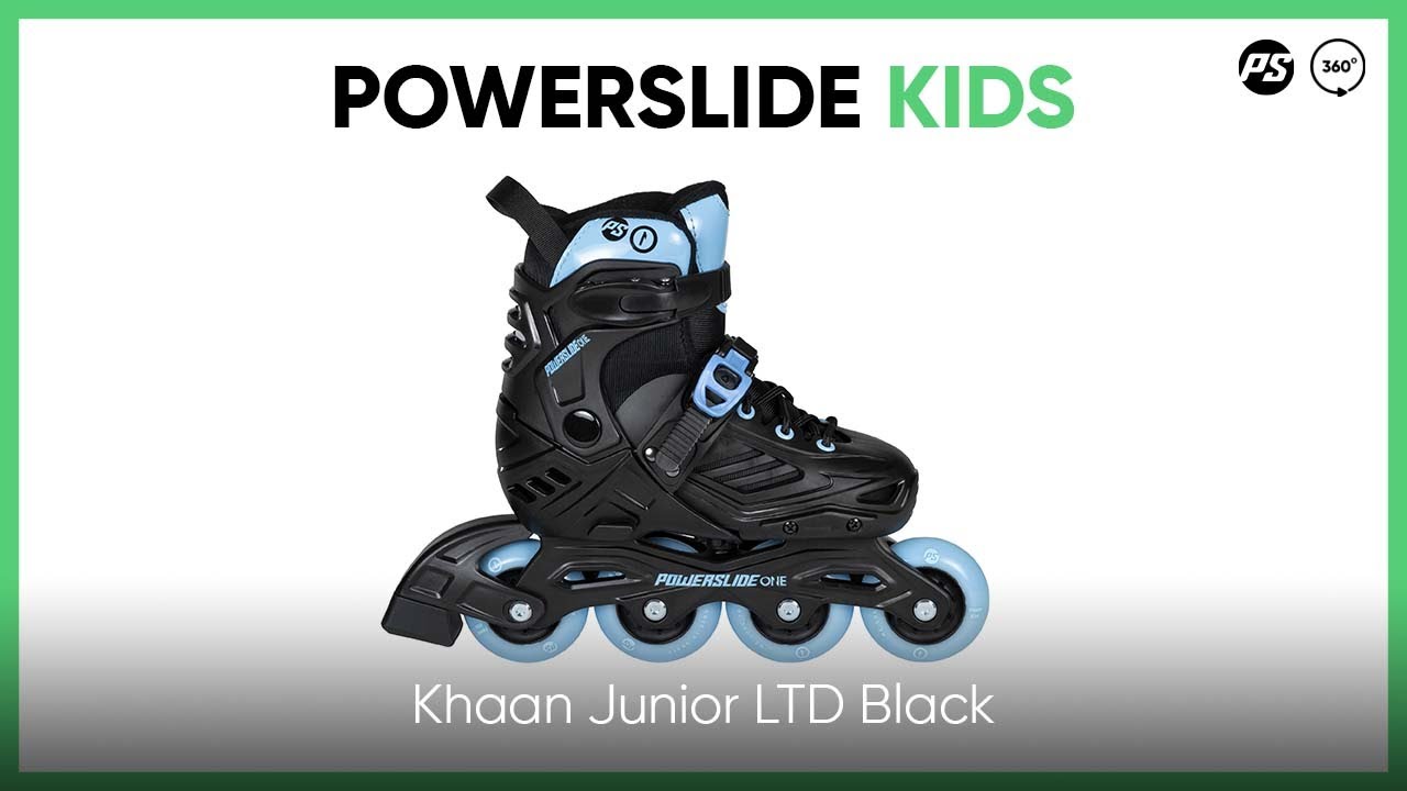 Gyermek korcsolya Powerslide Khaan Junior LTD piros/fekete 940671