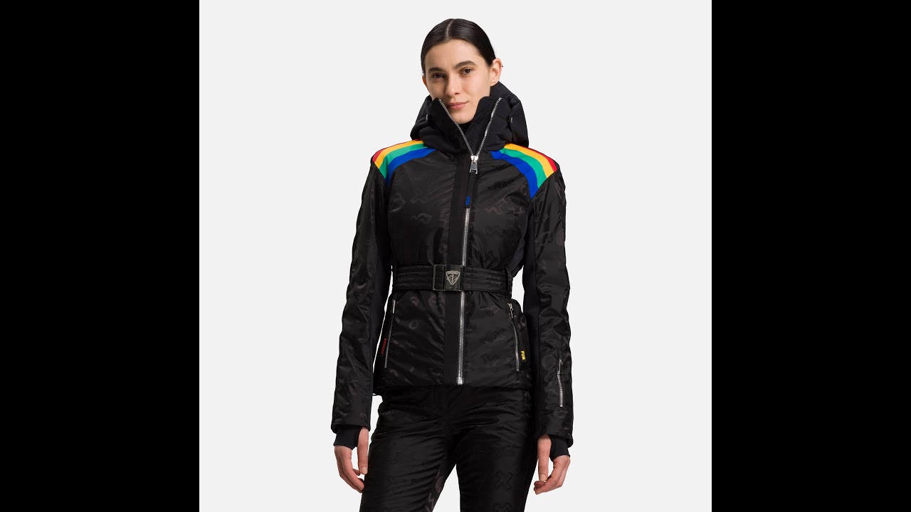 Női sí kabát Rossignol W Rainbow black