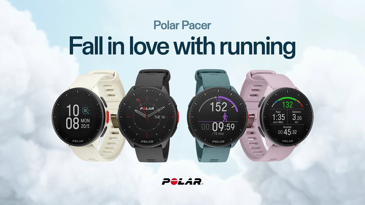 Polar Pacer fekete PACER BLK karóra
