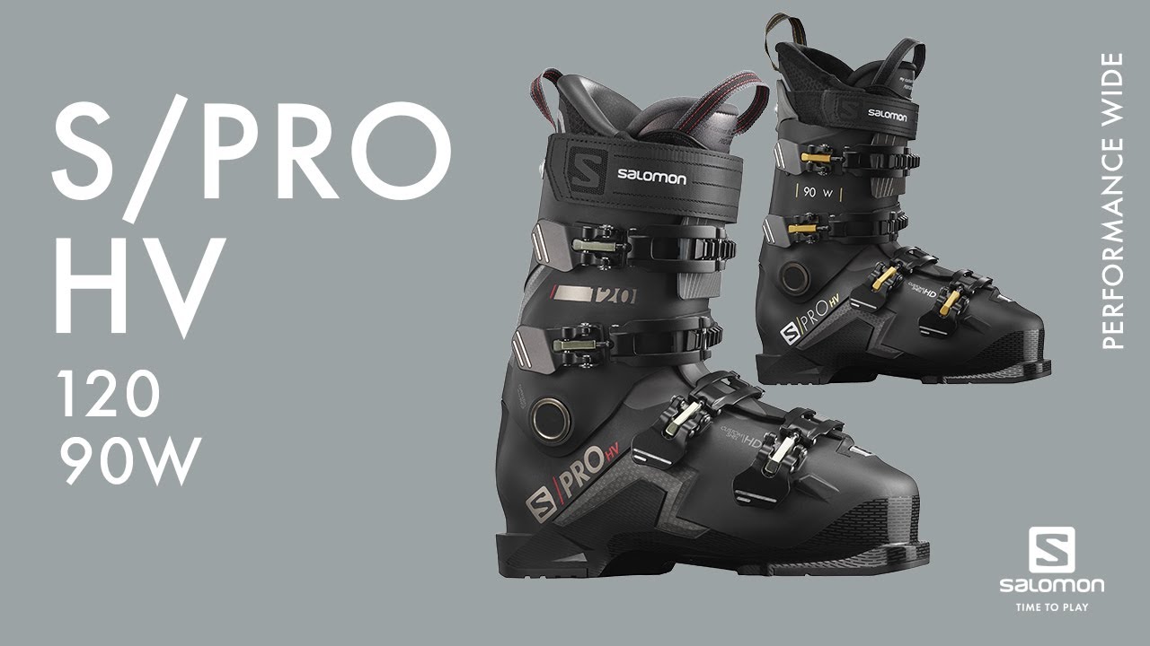 Salomon S/Pro HV 90 GW bakancs fekete L41560400