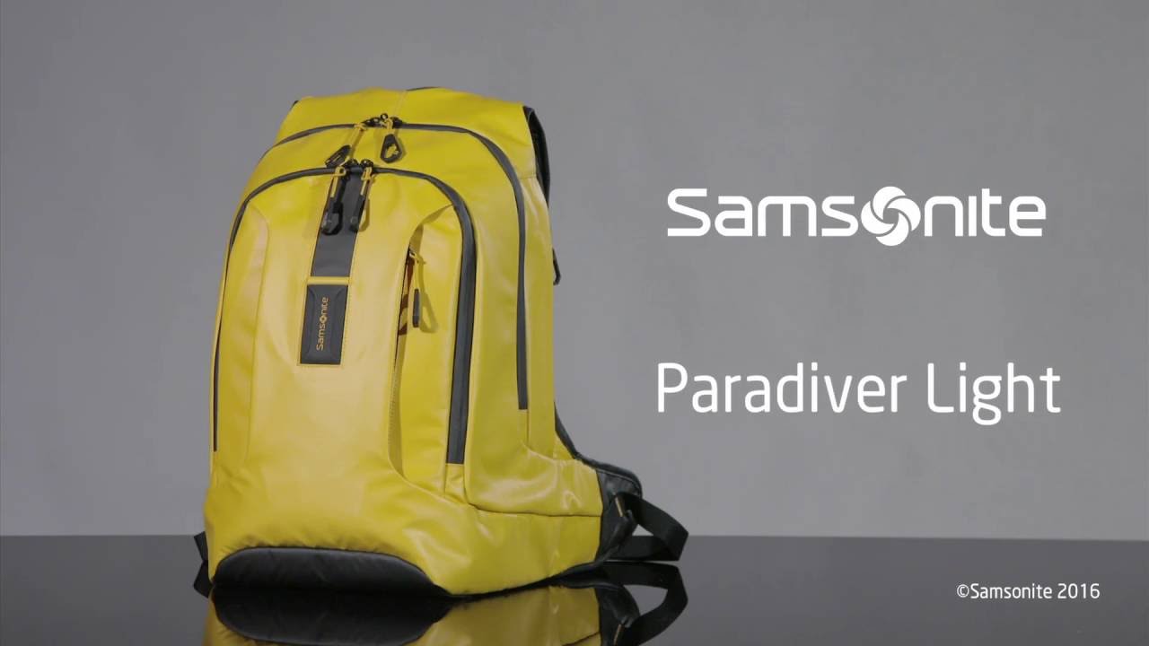 Utazótáska Samsonite Paradiver Light 51 l yellow