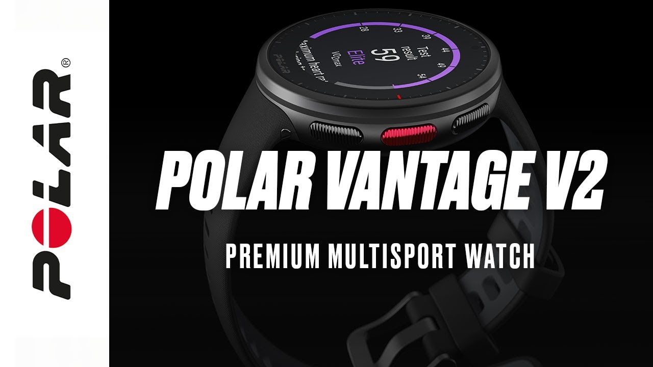 Polar Vantage V2 fekete óra