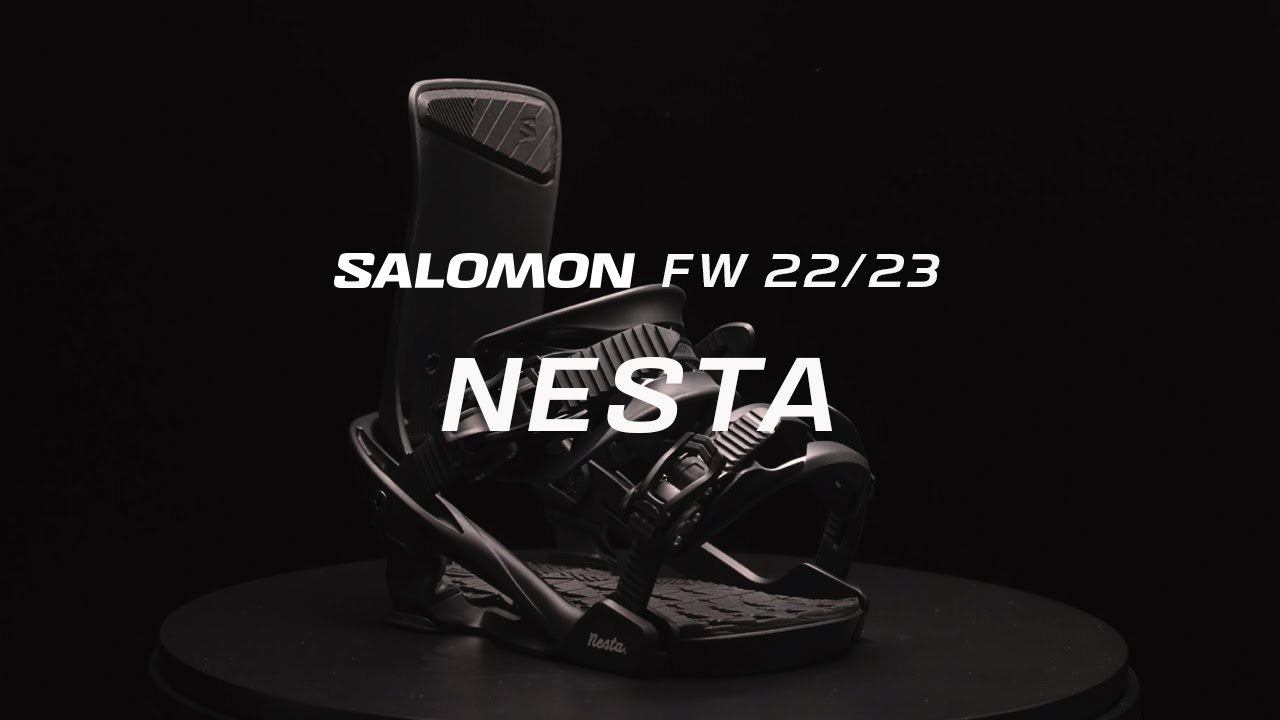 Női snowboard kötések Salomon Nesta fekete L41778100
