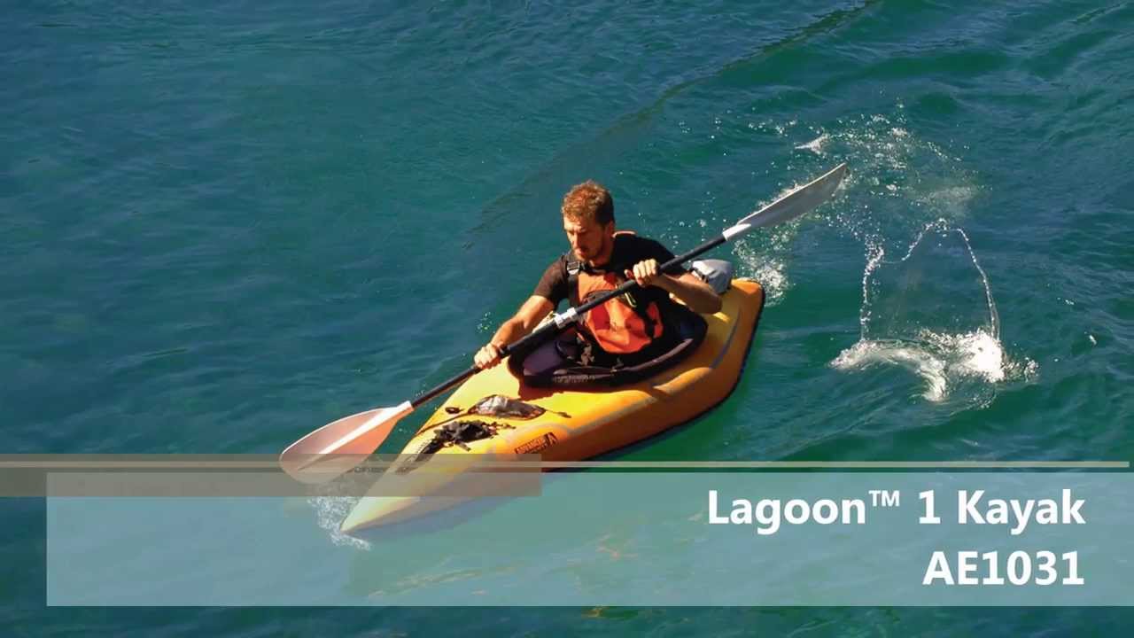 Advanced Elements Lagoon 1 TM narancssárga AE1031-O felfújható, 1 személyes kajak