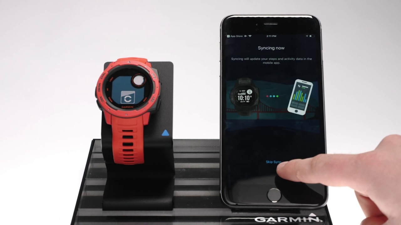 Garmin Instinct sportóra kék 010-02064-04