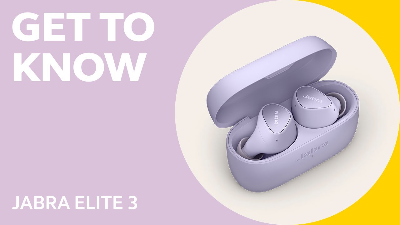 Jabra Elite 3 vezeték nélküli fejhallgató lila 100-91410002-60
