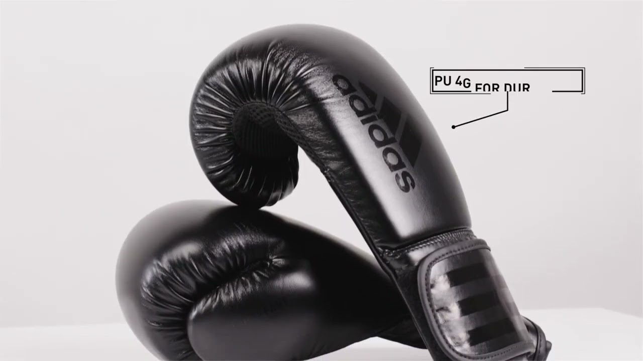 adidas Hybrid 80 bokszkesztyű fekete ADIH80