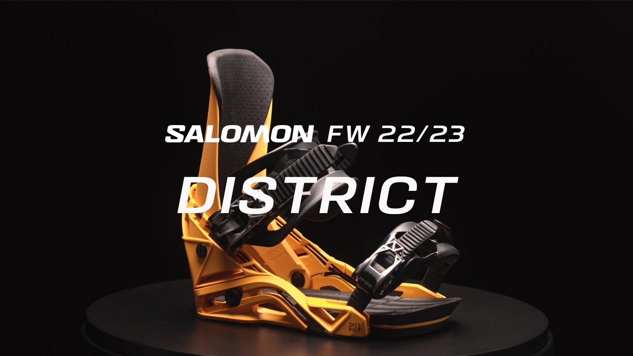 Férfi Salomon District snowboard kötés fekete L41776000